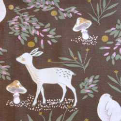 Printed Cotton WILLOW Sienna / Pink Multicolored